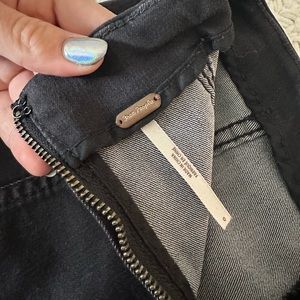 Free people black mini skirt